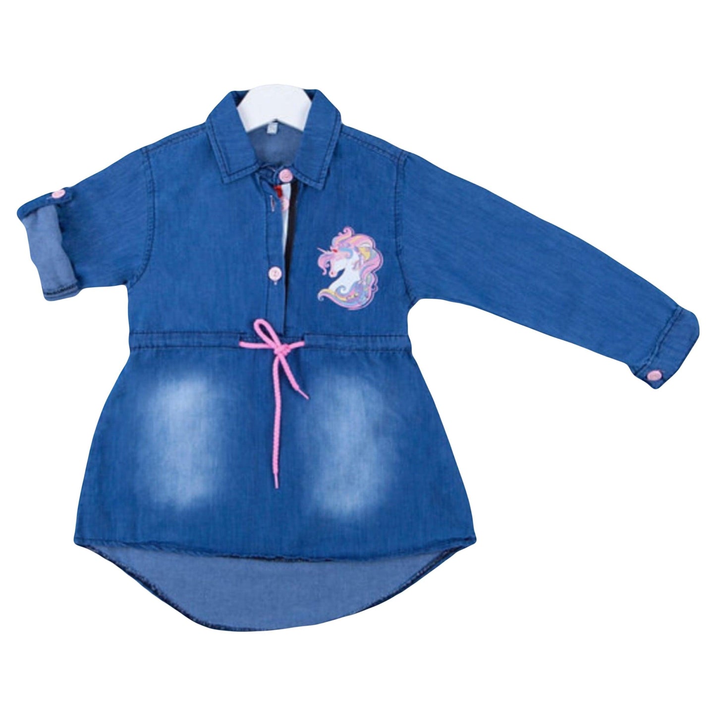 Girls Unicorn Denim Dress | Oscar & Me | Baby & Children’s Clothing & Accessories