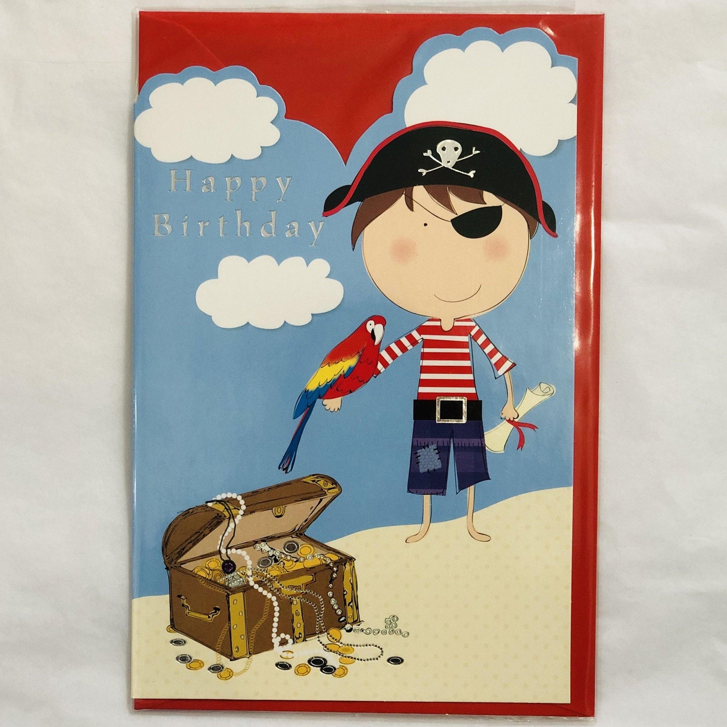 Pirate Happy Birthday Card | Oscar & Me | Baby & Children’s Clothing & Accessories