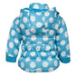 Girls Spot Print Puffa Jacket - Blue | Oscar & Me | Baby & Children’s Clothing & Accessories