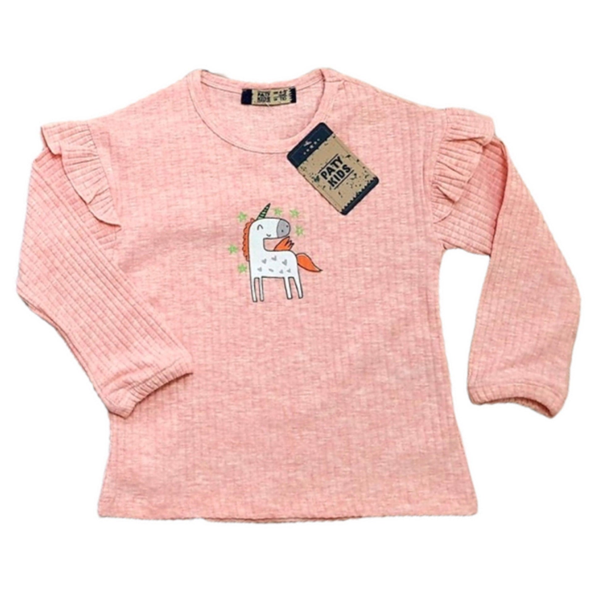 Girls Unicorn Ribbed T-Shirt | Oscar & Me | Baby & Children’s Clothing & Accessories