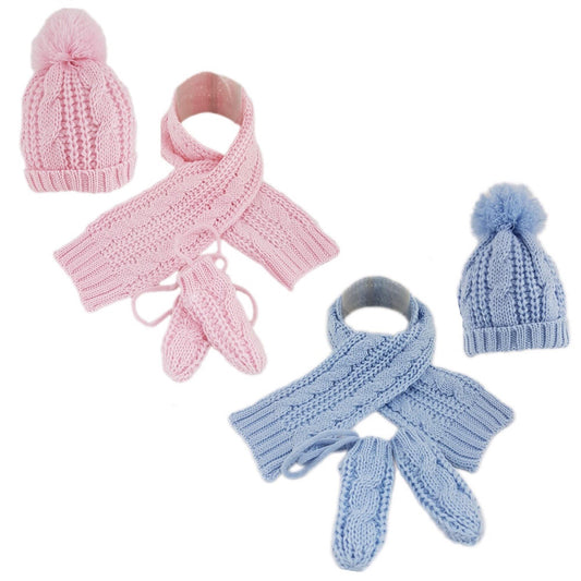 Knitted Hat, Scarf & Mittens Set | Oscar & Me | Baby & Children’s Clothing & Accessories