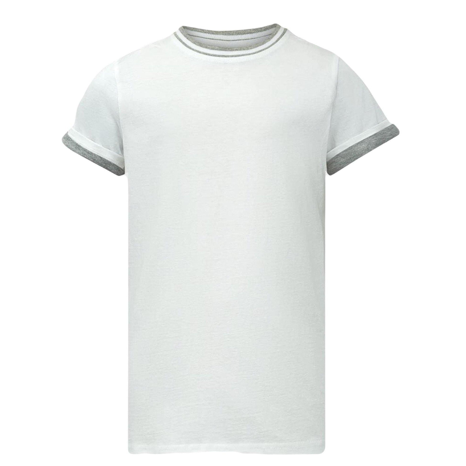 Boys Ribbed Contrast Neckline T-Shirt | Oscar & Me | Baby & Children’s Clothing & Accessories