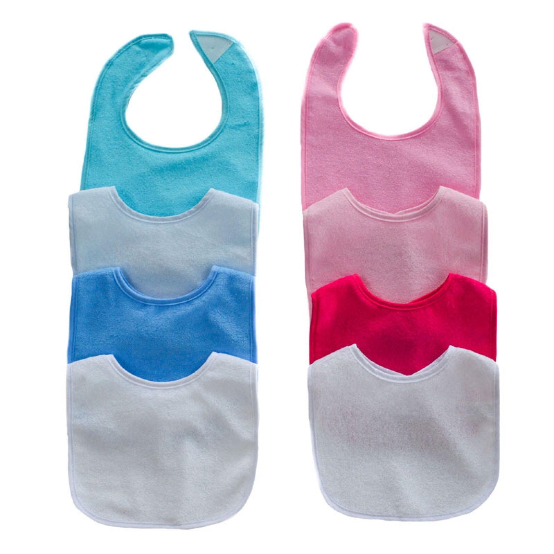 Plain Velcro Fastening Baby Bibs | Oscar & Me | Baby & Children’s Clothing & Accessories