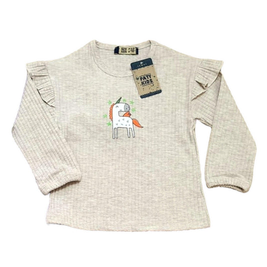 Girls Unicorn Ribbed T-Shirt | Oscar & Me | Baby & Children’s Clothing & Accessories
