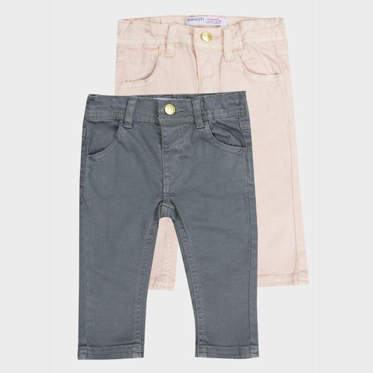 Baby Girls Stretch Sateen Trousers | Oscar & Me | Baby & Children’s Clothing & Accessories