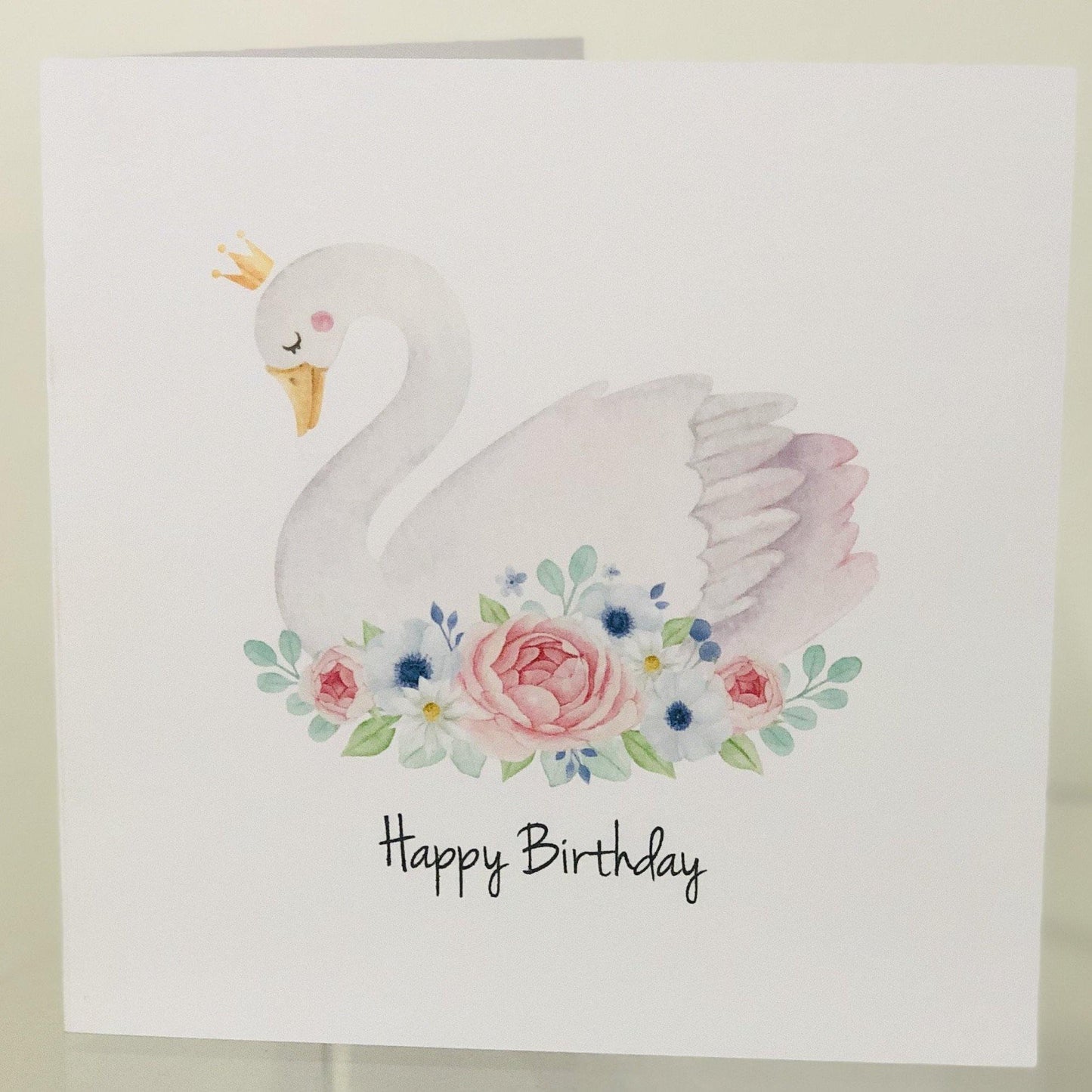 Happy Birthday Swan Card | Oscar & Me | Baby & Children’s Clothing & Accessories