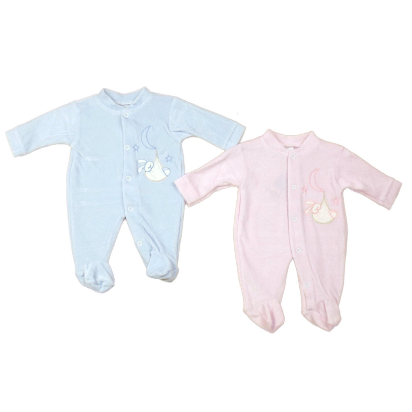 Baby Bunny Velour All in One | Oscar & Me | Baby & Children’s Clothing & Accessories