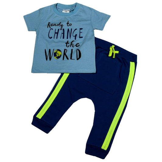 Baby Boys Change the World Outfit | Oscar & Me | Baby & Children’s Clothing & Accessories