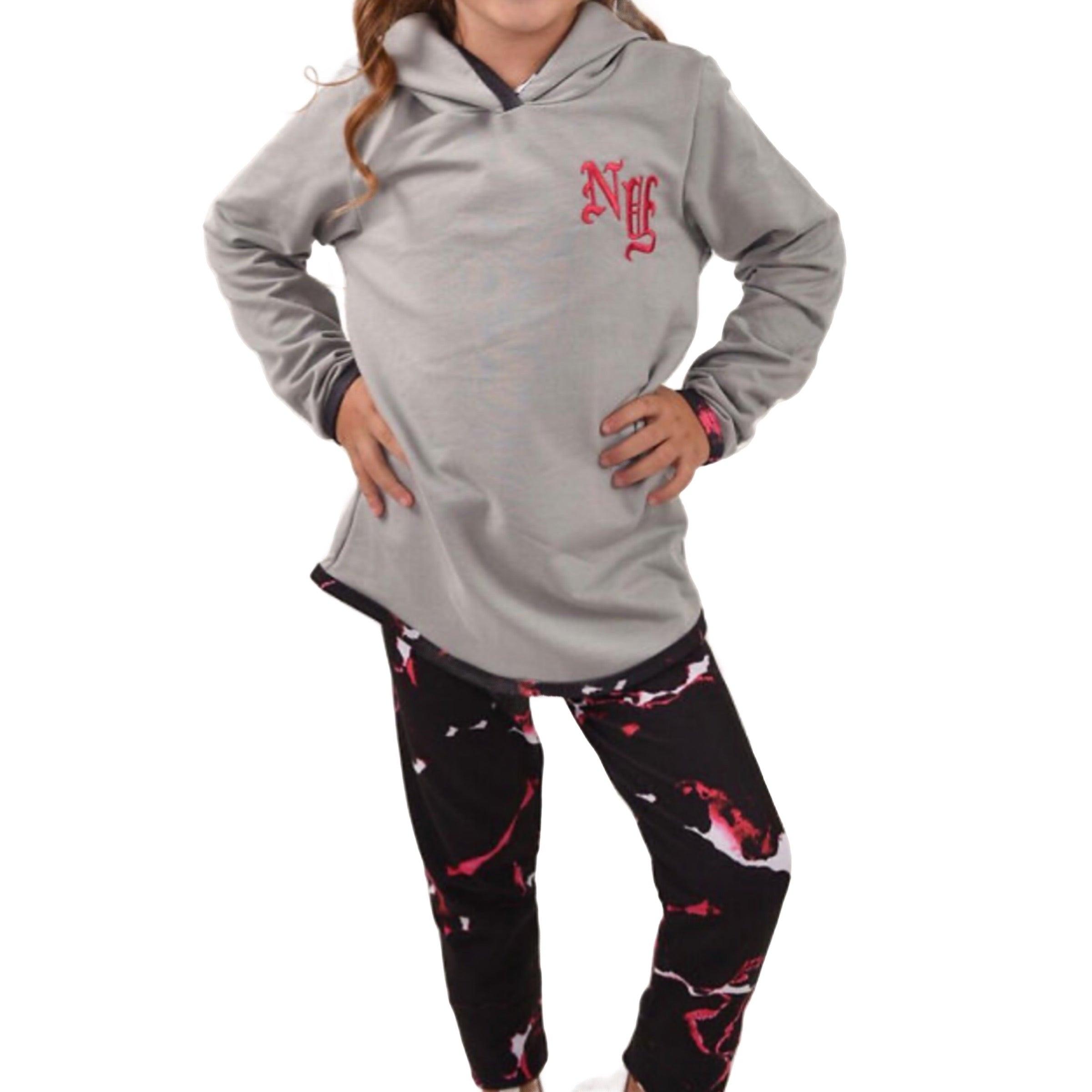 Baby girl hot sale hoodie outfit