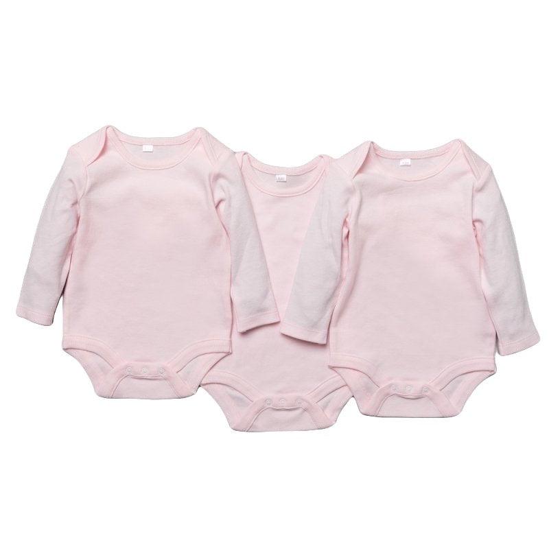 Baby Girls Plain Long Sleeve Bodysuits | Oscar & Me | Baby & Children’s Clothing & Accessories