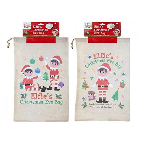 Large Elfie’s Christmas Eve Bag | Oscar & Me | Baby & Children’s Clothing & Accessories