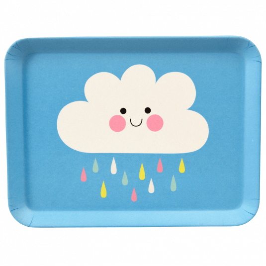 Happy Cloud Bamboo Tray | Oscar & Me | Baby & Children’s Clothing & Accessories